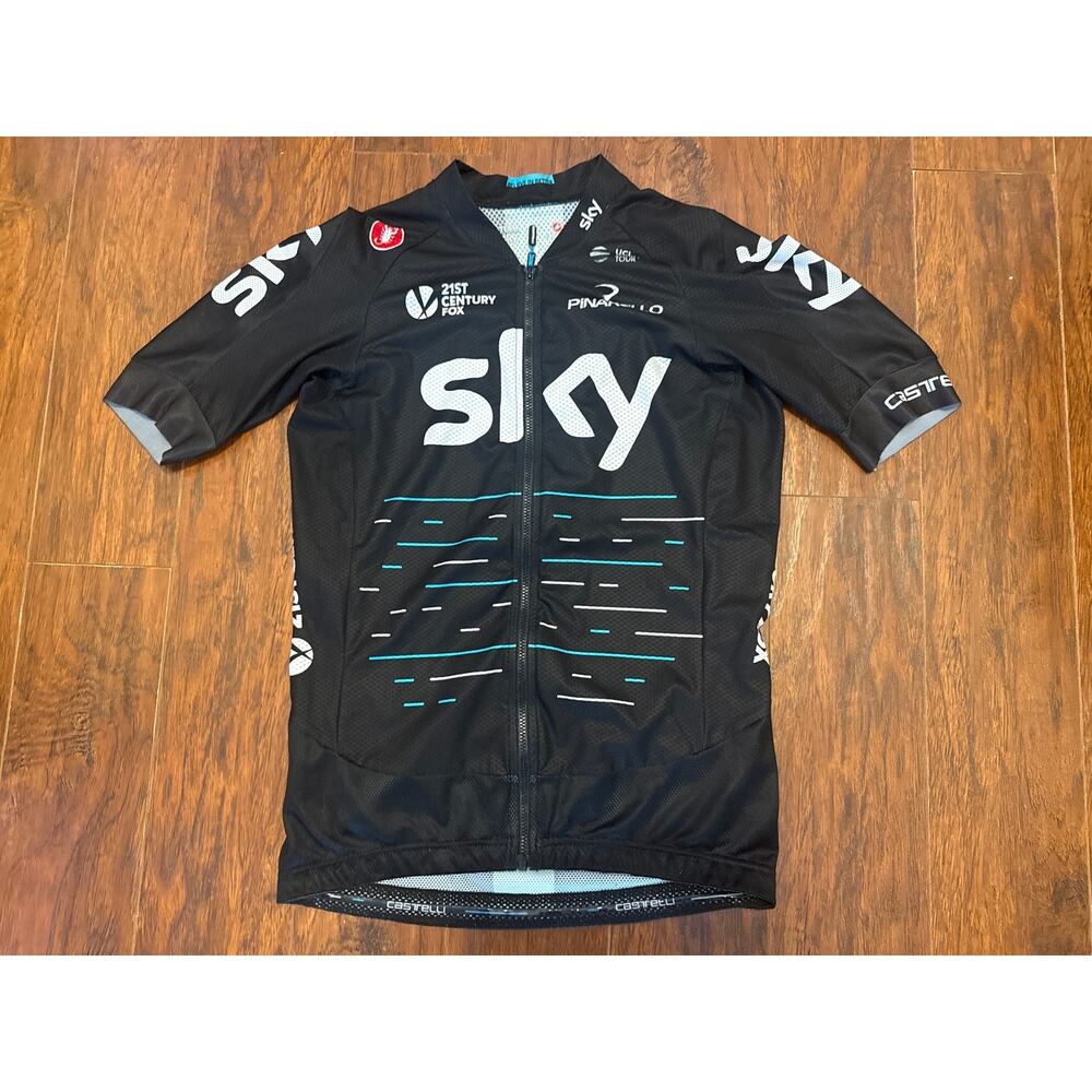 Castelli Team Sky Climbers Women’s Cycling Jersey Full Zip Size L